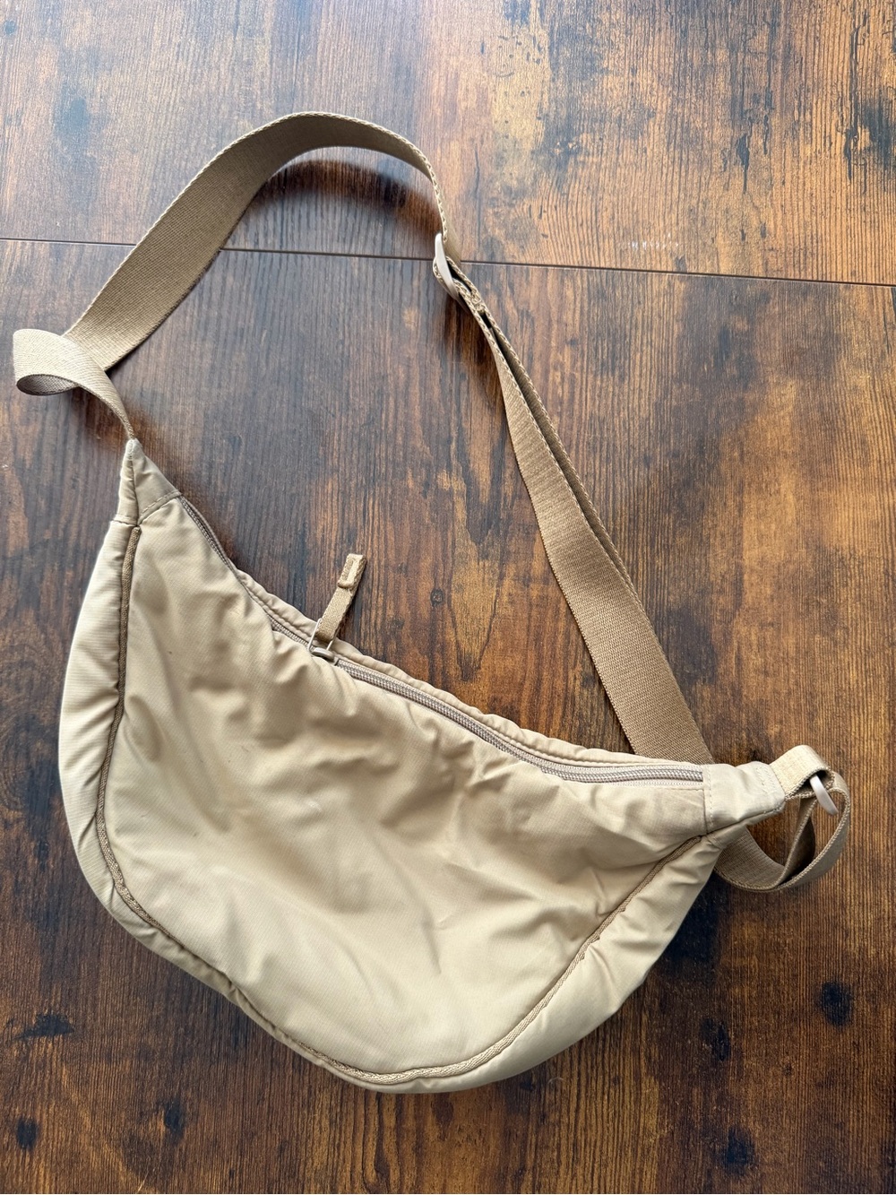 Uniqlo Tan Crescent Sling Bag